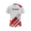 900 Global Flyer Red CoolWick Bowling Jersey - Image 2