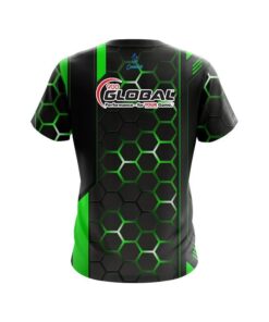 Alternative view of 900 Global Green Steel Comb CoolWick Bowling Jersey