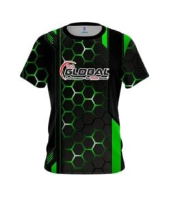 900 Global Green Steel Comb CoolWick Bowling Jersey