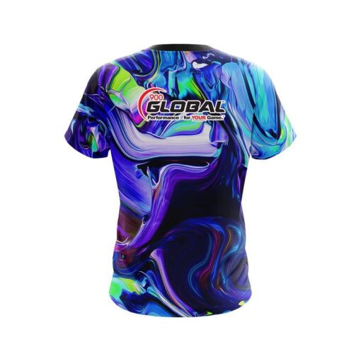 900 Global Holographic Blob CoolWick Bowling Jersey - Image 2