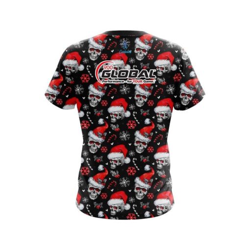 900 Global Jolly Sugar Skull CoolWick Bowling Jersey - Image 2