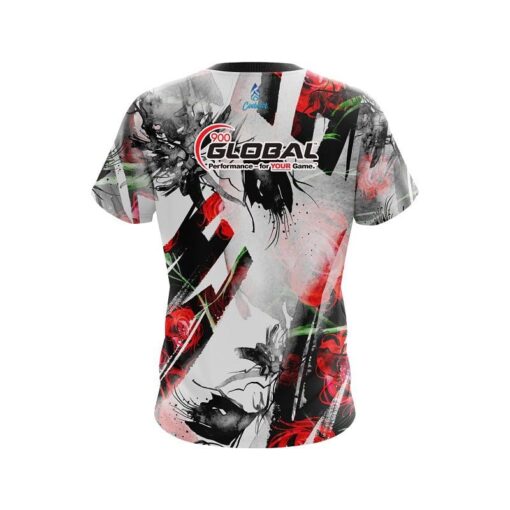 900 Global Life Rose CoolWick Bowling Jersey - Image 2