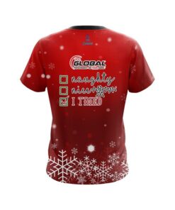 Alternative view of 900 Global Naughty Or Nice CoolWick Bowling Jersey