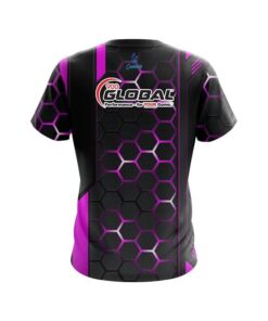 Alternative view of 900 Global Pink Steel Comb CoolWick Bowling Jersey