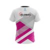 900 Global Racing Pink CoolWick Bowling Jersey - Image 2