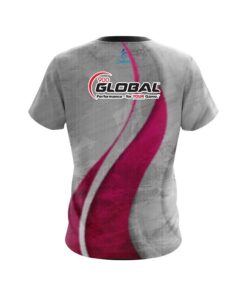 Alternative view of 900 Global Rough Edges Pink CoolWick Bowling Jersey