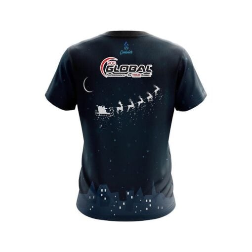 900 Global Santa Express CoolWick Bowling Jersey - Image 2