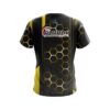 900 Global Yellow Steel Comb CoolWick Bowling Jersey - Image 2