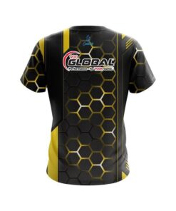 Alternative view of 900 Global Yellow Steel Comb CoolWick Bowling Jersey