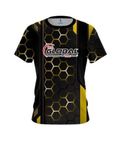 900 Global Yellow Steel Comb CoolWick Bowling Jersey