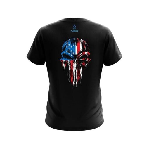 Plain American Pride CoolWick Bowling Jersey - Image 2