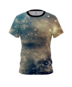Plain Blurred Snowflakes CoolWick Bowling Jersey