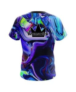 Alternative view of Brunswick Holographic Blob CoolWick Bowling Jersey