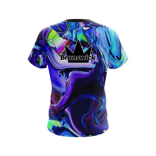 Brunswick Holographic Blob CoolWick Bowling Jersey - Image 2