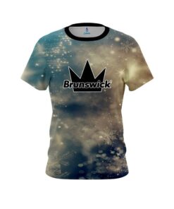 Brunswick Blurred Snowflakes CoolWick Bowling Jersey