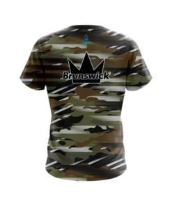 Alternative view of Brunswick Camo Grunge CoolWick Bowling Jersey