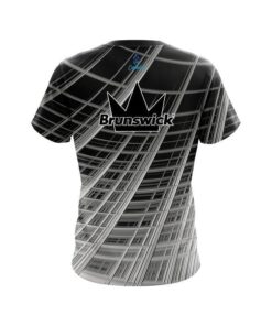 Alternative view of Brunswick Chrome Wavy Dimension CoolWick Bowling Jersey