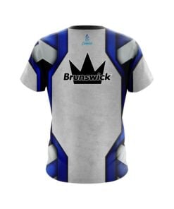 Alternative view of Brunswick Iron Blue CoolWick Bowling Jersey
