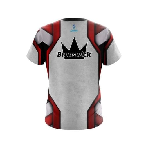 Brunswick Iron Red CoolWick Bowling Jersey - Image 2