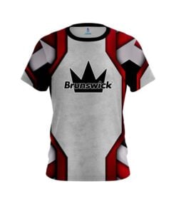 Brunswick Iron Red CoolWick Bowling Jersey
