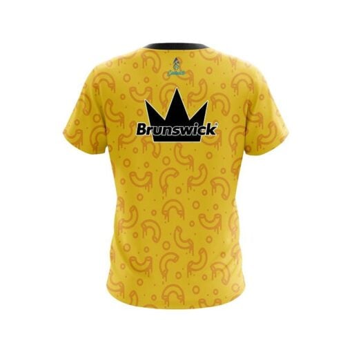Brunswick Mac And Cheese CoolWick Bowling Jersey - Image 2