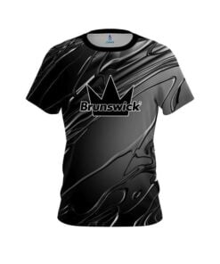 Brunswick Melting Silver CoolWick Bowling Jersey