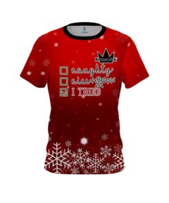 Brunswick Naughty Or Nice CoolWick Bowling Jersey
