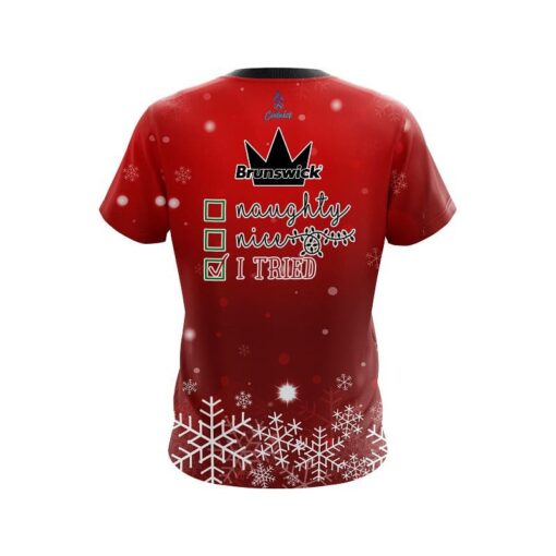 Brunswick Naughty Or Nice CoolWick Bowling Jersey - Image 2