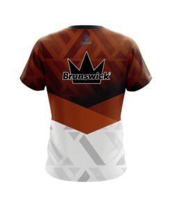 Alternative view of Brunswick Nutmeg Orange CoolWick Crew Neck Bowling Jersey