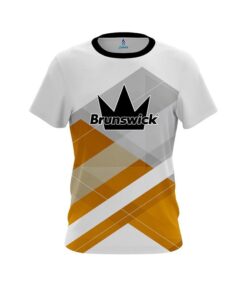 Brunswick Racing Orange CoolWick Bowling Jersey