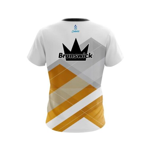 Brunswick Racing Orange CoolWick Bowling Jersey - Image 2