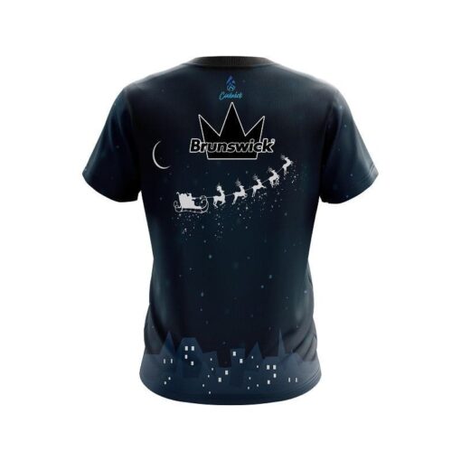 Brunswick Santa Express CoolWick Bowling Jersey - Image 2