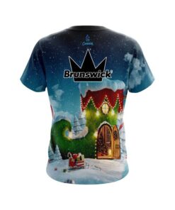 Alternative view of Brunswick Santas Workshop CoolWick Bowling Jersey