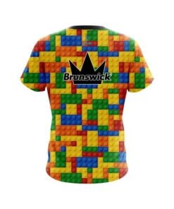 Alternative view of Brunswick Stacks CoolWick Bowling Jersey