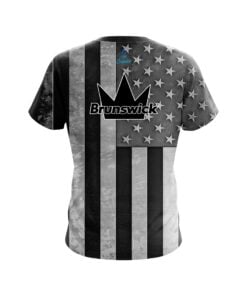 Alternative view of Brunswick USA Steel Flag CoolWick Bowling Jersey