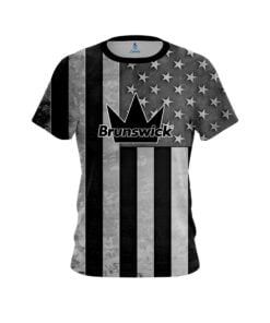 Brunswick USA Steel Flag CoolWick Bowling Jersey