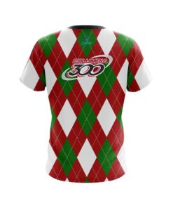 Alternative view of Columbia 300 Argyle Green CoolWick Bowling Jersey