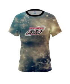Columbia 300 Blurred Snowflakes CoolWick Bowling Jersey