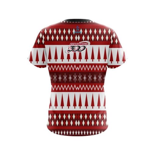 Columbia 300 Christmas Spirit CoolWick Bowling Jersey - Image 2