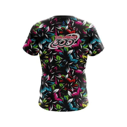 Columbia 300 Flower Bloom CoolWick Bowling Jersey - Image 2