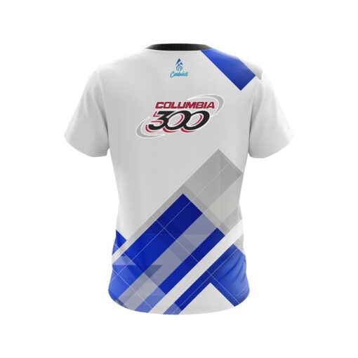 Columbia 300 Flyer Blue CoolWick Bowling Jersey - Image 2