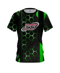 Columbia 300 Green Steel Comb CoolWick Bowling Jersey