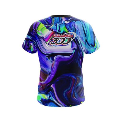 Columbia 300 Holographic Blob CoolWick Bowling Jersey - Image 2