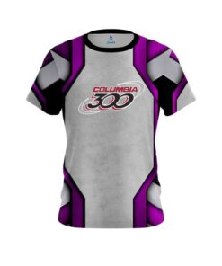 Columbia 300 Iron Purple CoolWick Bowling Jersey