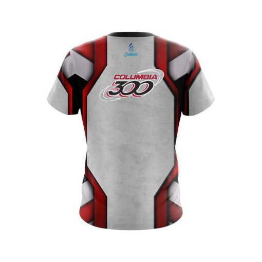 Columbia 300 Iron Red CoolWick Bowling Jersey - Image 2