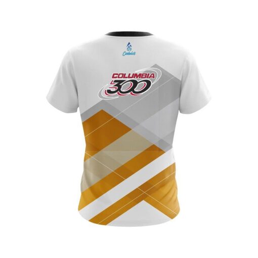 Columbia 300 Racing Orange CoolWick Bowling Jersey - Image 2