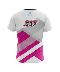 Alternative view of Columbia 300 Racing Pink CoolWick Bowling Jersey