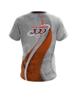 Alternative view of Columbia 300 Rough Edges Orange CoolWick Bowling Jersey