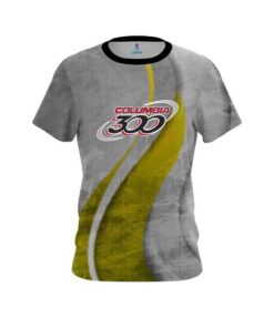 Columbia 300 Rough Edges Yellow CoolWick Bowling Jersey
