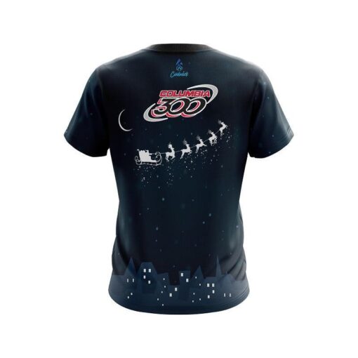 Columbia 300 Santa Express CoolWick Bowling Jersey - Image 2